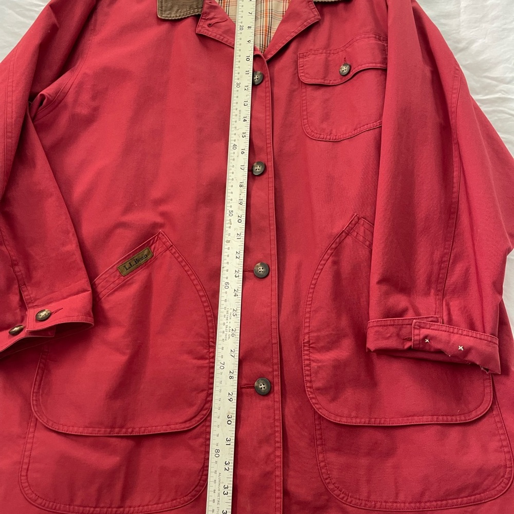 L.L. Bean Women's Barn Jacket with Corduroy Collar - Picture 6 of 12